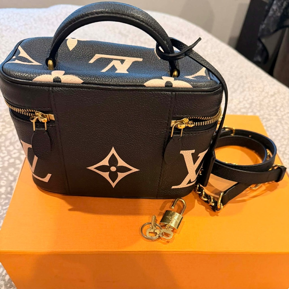 Louis Vuitton Black and Cream vanity Bag - Picture 2 of 8